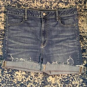 American Eagle Super High Rise Jegging Short 14